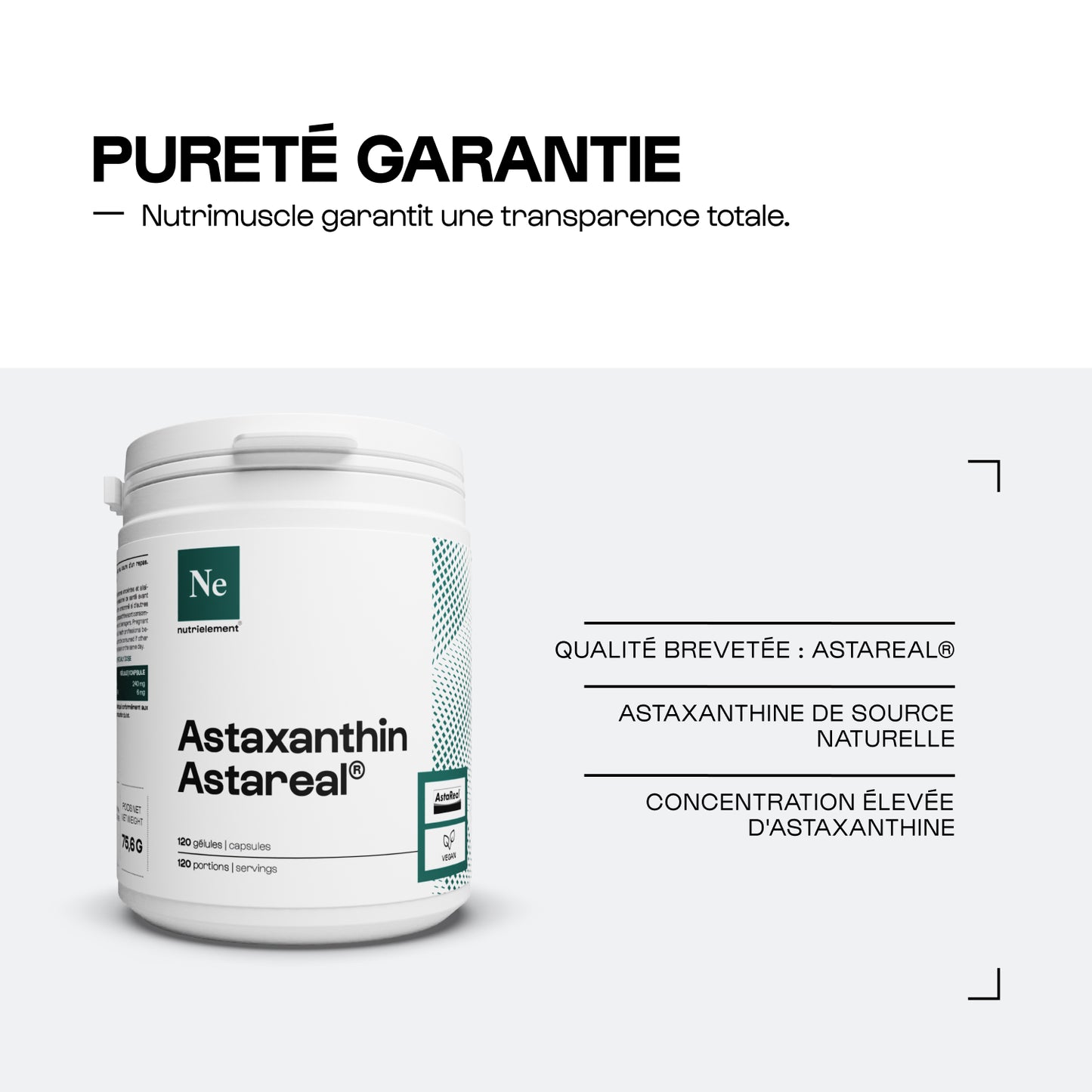 Astaxanthine Astareal® - 6mg