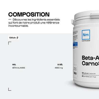 Bêta-Alanine Carnosyn® en gélules