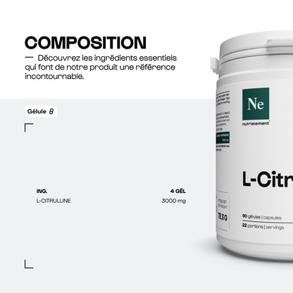 Citrulline (L-citrulline base) en gélules