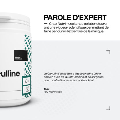 Citrulline (L-citrulline base) en gélules