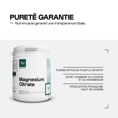 Citrate de Magnésium en gélules