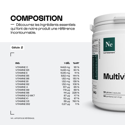 Multivitamines Max en gélules