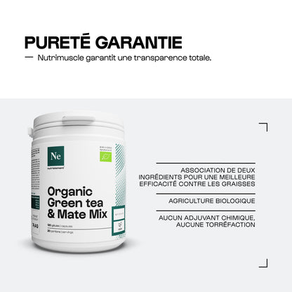 Natural Bio Burner : Mix Thé Vert & Maté Bio - Burner