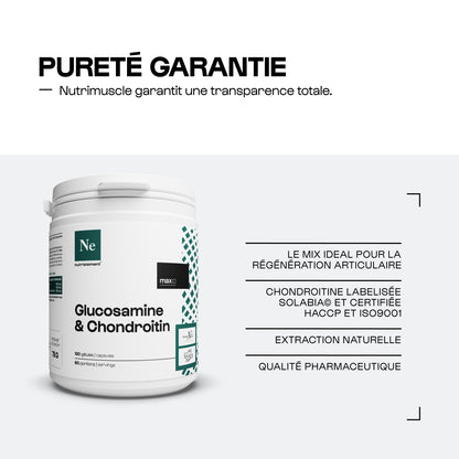Mix Glucosamine + Chondroïtine en gélules