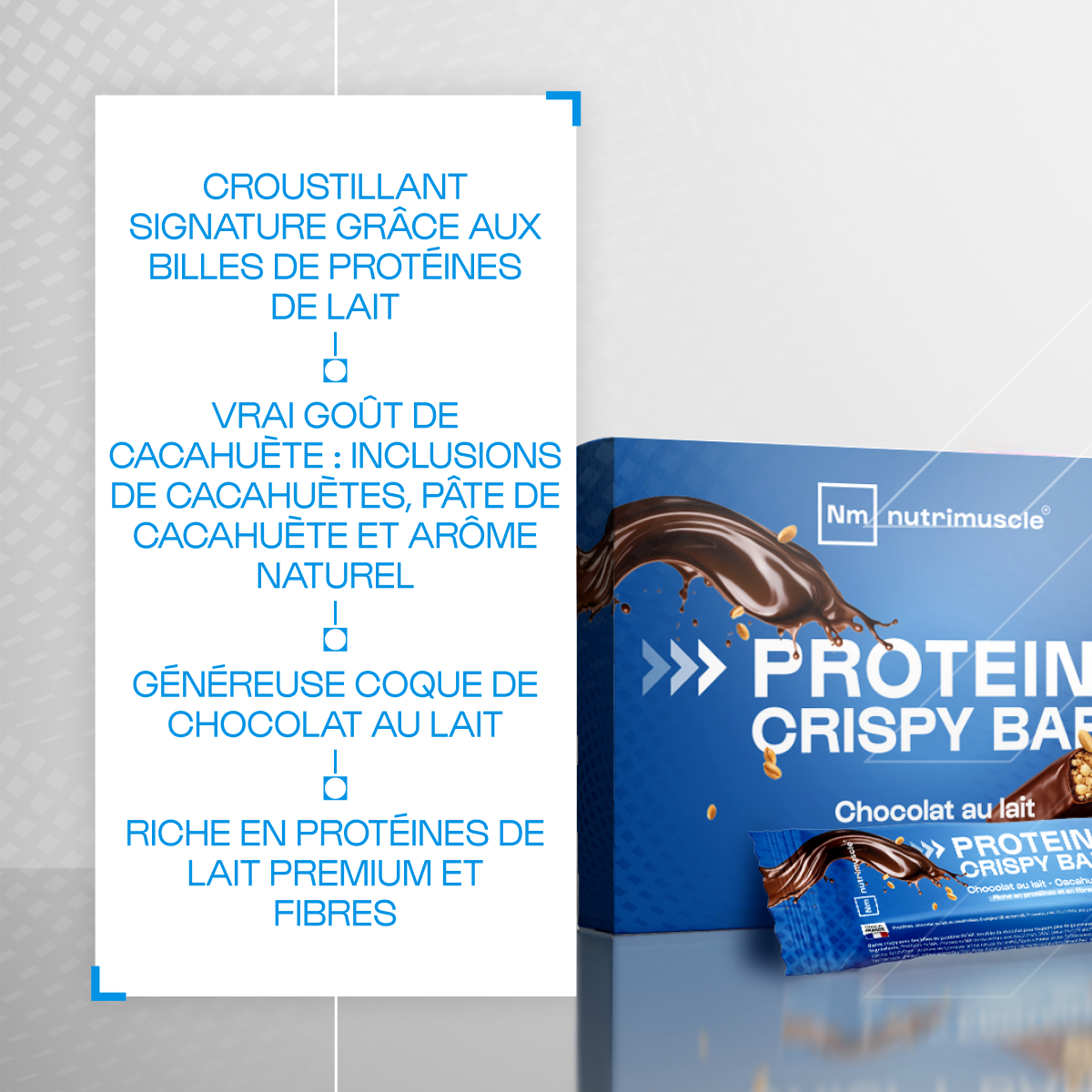 Protein Crispy Bar - lot de 4